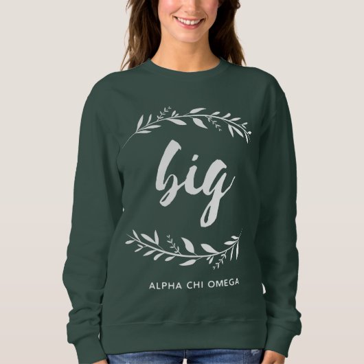 Alpha Chi Omega | Grote Krans Trui (Voorkant)