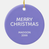 Alpha Chi Omega | Kleine Keramisch Ornament (Achterkant)