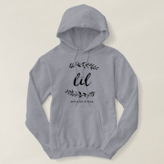 Alpha Chi Omega | Kleine krans Hoodie