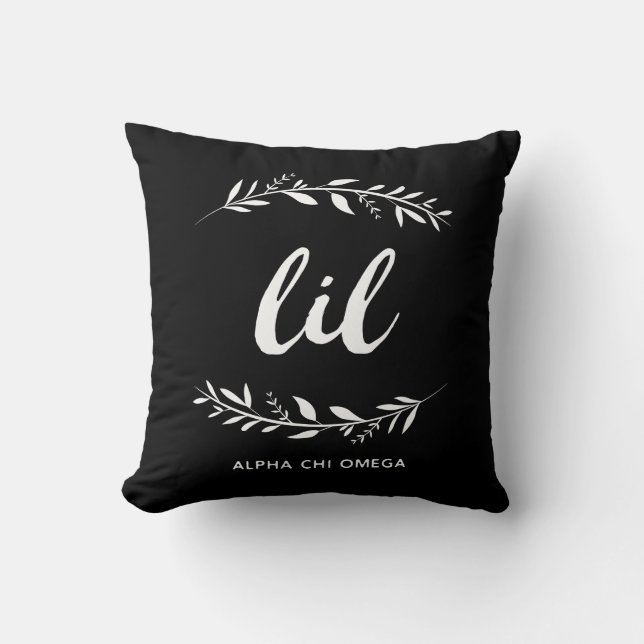 Alpha Chi Omega | Kleine krans Kussen (Voorkant)
