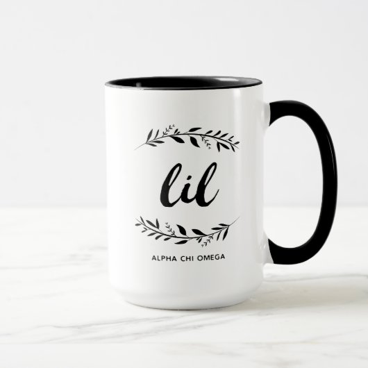 Alpha Chi Omega | Kleine krans Mok (Rechts)