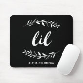 Alpha Chi Omega | Kleine krans Muismat (Met muis)