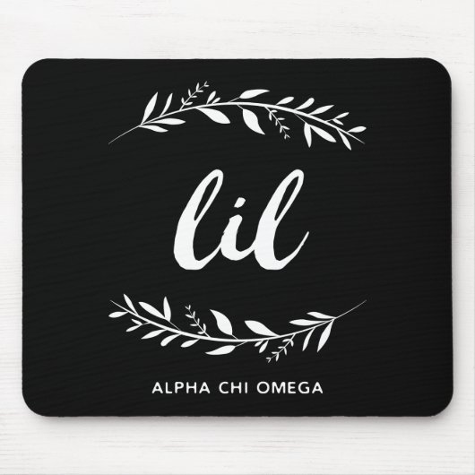 Alpha Chi Omega | Kleine krans Muismat (Voorkant)