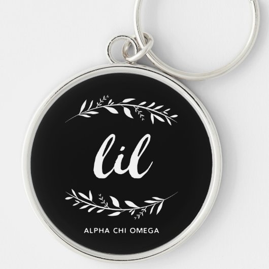 Alpha Chi Omega | Kleine krans Sleutelhanger (Voorkant)