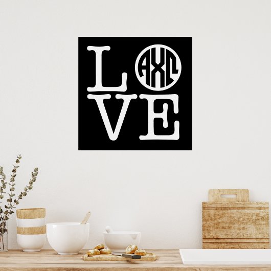 Alpha Chi Omega | Liefde Poster (Keuken)