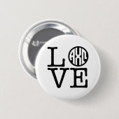 Alpha Chi Omega | Liefde Ronde Button 5,7 Cm (Voorkant /achterkant)