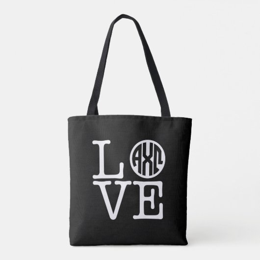 Alpha Chi Omega | Liefde Tote Bag (Achterkant)