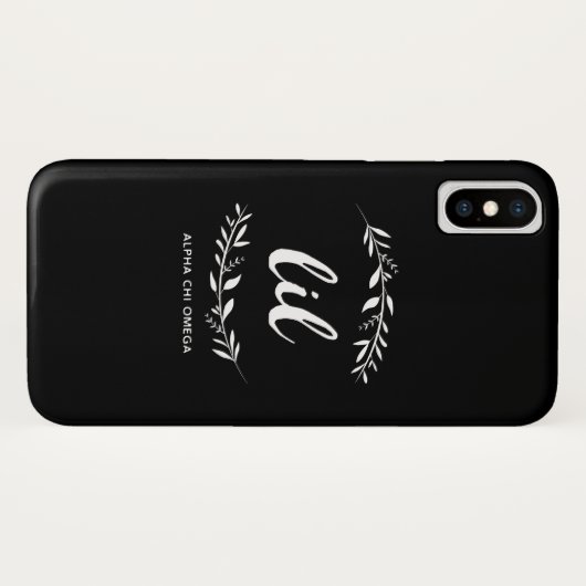 Alpha Chi Omega | Lil Wreath Case-Mate iPhone Case (Achterkant (horizontaal))