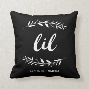 Alpha Chi Omega   Lil Wreath Kussen