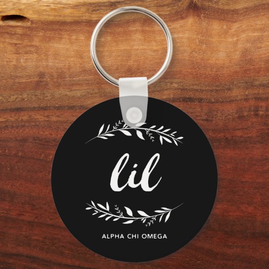 Alpha Chi Omega | Lil Wreath Sleutelhanger (Voorkant)