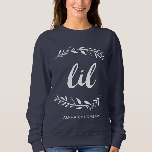 Alpha Chi Omega | Lil Wreath Trui (Voorkant)