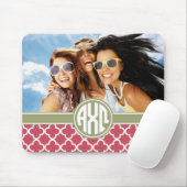 Alpha Chi Omega | Monogram en foto Muismat (Met muis)