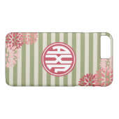 Alpha Chi Omega | Monogram Streeppatroon Case-Mate iPhone Case (Achterkant (Horizontaal))