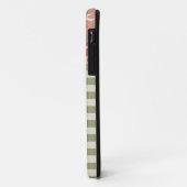 Alpha Chi Omega | Monogram Streeppatroon Case-Mate iPhone Case (Achterkant/links)