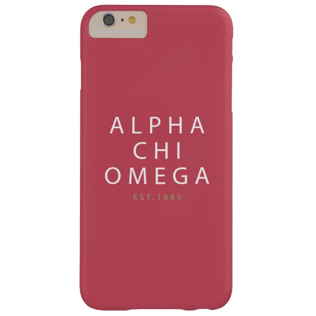 Alpha Chi Omega | Oost. 1885 Case-Mate iPhone Case (Achterkant)