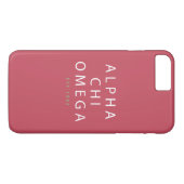 Alpha Chi Omega | Oost. 1885 Case-Mate iPhone Case (Achterkant (Horizontaal))