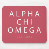Alpha Chi Omega | Oost. 1885 Muismat (Voorkant)
