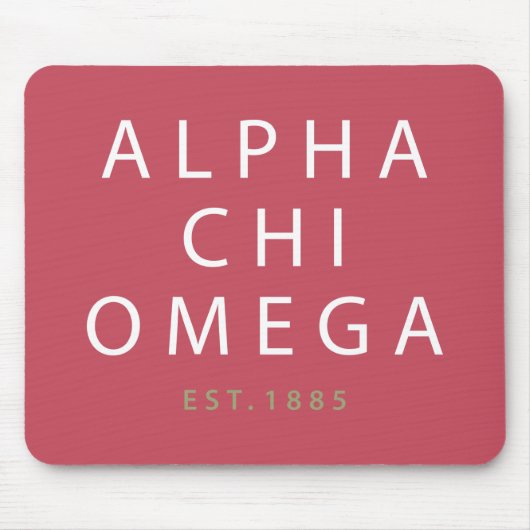 Alpha Chi Omega | Oost. 1885 Muismat (Voorkant)