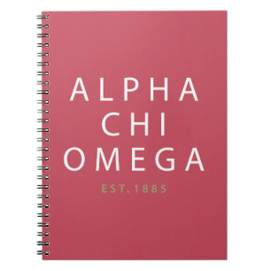 Alpha Chi Omega Oost. 1885 Notitieboek