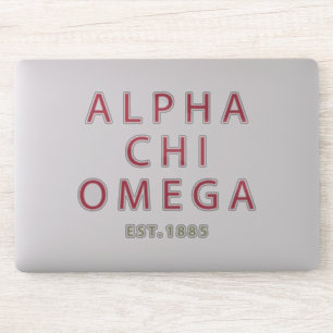 Alpha Chi Omega   Oost. 1885 Sticker