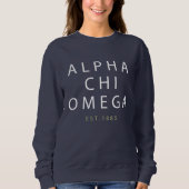 Alpha Chi Omega | Oost. 1885 Trui (Voorkant)