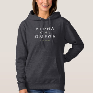 Alpha Chi Omega   Opgericht in 1885 Hoodie