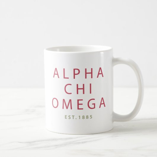 Alpha Chi Omega | Opgericht in 1885 Koffiemok (Rechts)