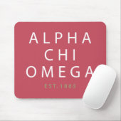 Alpha Chi Omega | Opgericht in 1885 Muismat (Met muis)