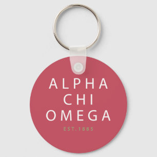 Alpha Chi Omega   Opgericht in 1885 Sleutelhanger