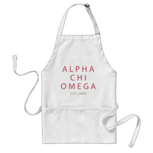 Alpha Chi Omega Opgericht in 1885 Standaard Schort