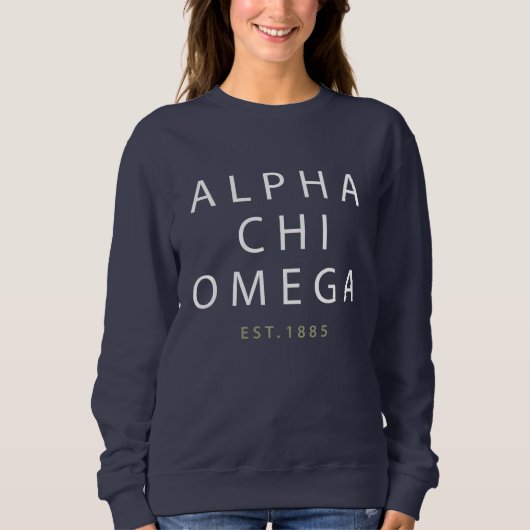 Alpha Chi Omega | Opgericht in 1885 Trui (Voorkant)