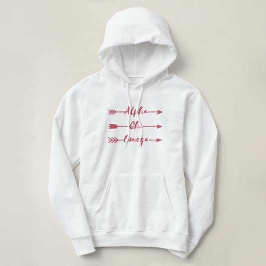 Alpha Chi Omega | Pijlen Hoodie (Design voorkant)
