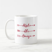 Alpha Chi Omega | Pijlen Koffiemok (Links)