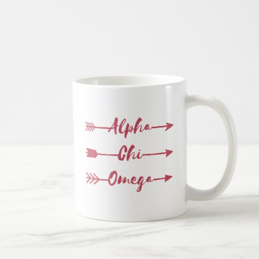 Alpha Chi Omega | Pijlen Koffiemok (Rechts)