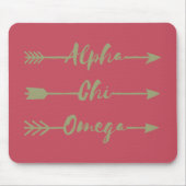 Alpha Chi Omega | Pijlen Muismat (Voorkant)