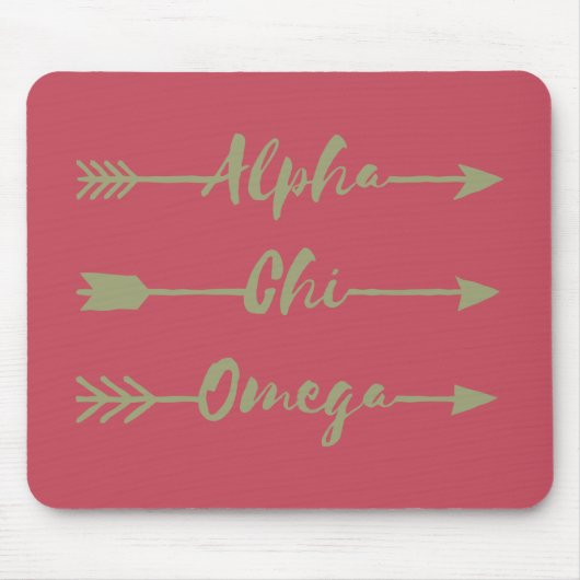 Alpha Chi Omega | Pijlen Muismat (Voorkant)