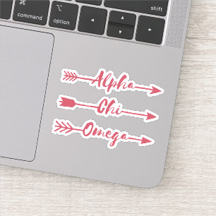 Alpha Chi Omega   Pijlen Sticker