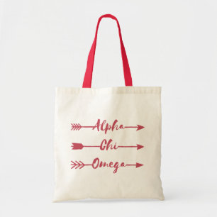 Alpha Chi Omega   Pijlen Tote Bag