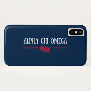 Alpha Chi Omega - Verenigde Staten iPhone X Hoesje