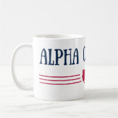 Alpha Chi Omega - Verenigde Staten Koffiemok (Links)