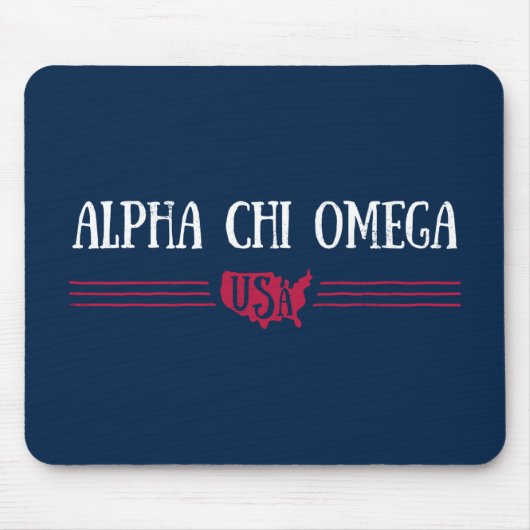 Alpha Chi Omega - Verenigde Staten Muismat (Voorkant)