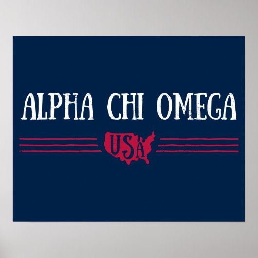 Alpha Chi Omega - Verenigde Staten Poster (Voorkant)