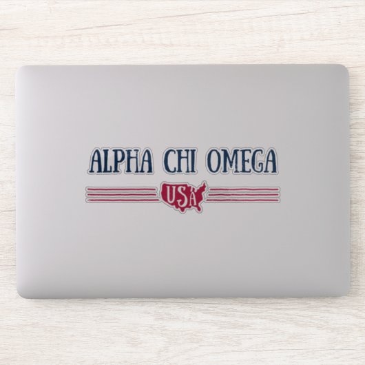 Alpha Chi Omega - Verenigde Staten Sticker (Computer)
