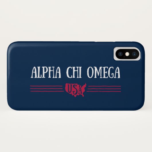 Alpha Chi Omega - VS Case-Mate iPhone Case (Achterkant (horizontaal))