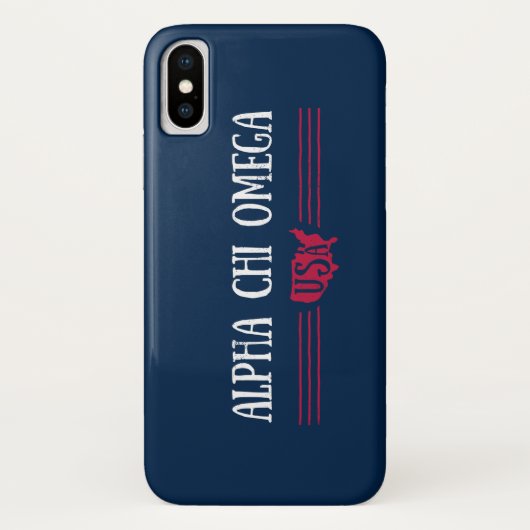 Alpha Chi Omega - VS Case-Mate iPhone Case (Achterkant)