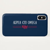 Alpha Chi Omega - VS Case-Mate iPhone Case (Achterkant (horizontaal))