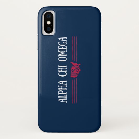 Alpha Chi Omega - VS Case-Mate iPhone Case (Achterkant)