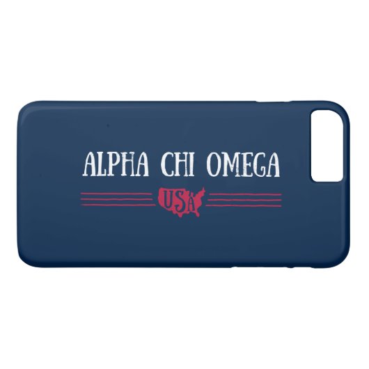 Alpha Chi Omega - VS Case-Mate iPhone Case (Achterkant (Horizontaal))
