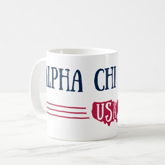 Alpha Chi Omega - VS Koffiemok (Voorkant links)