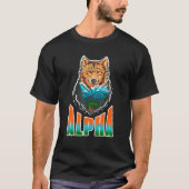 ALPHA Cool Geweldige Wolf Cadeau T-shirt (Voorkant)